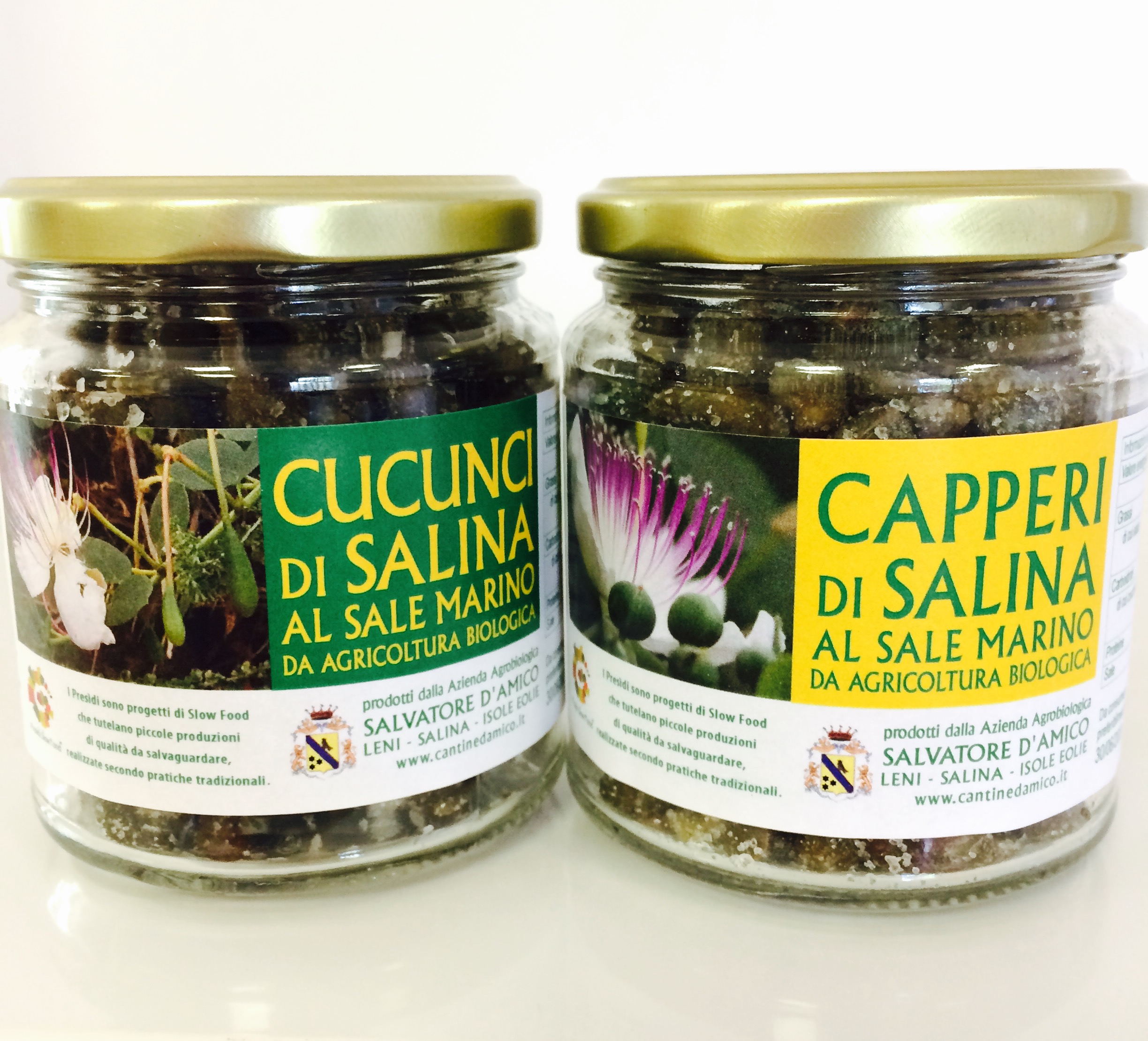 Novità in assortimento: Capperi e Cucunci di Salina al sale marino!