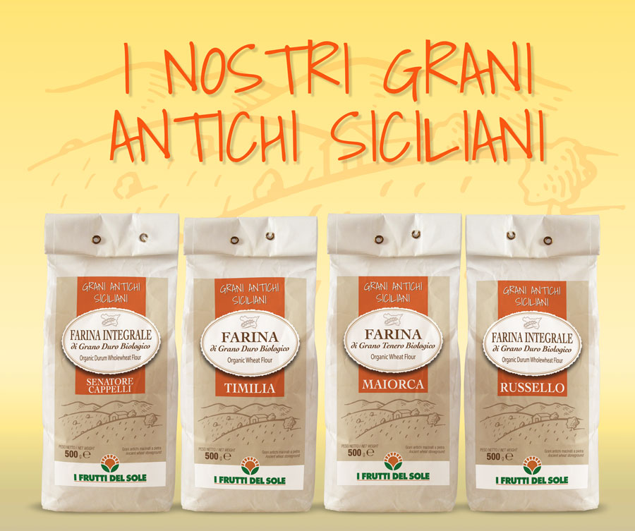 I Frutti del Sole presenta la linea di Farine Biologiche!