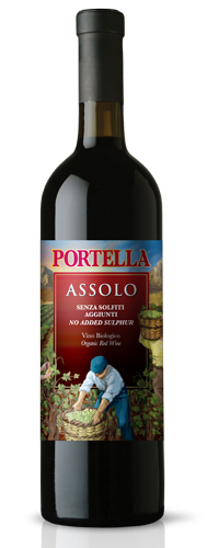 Portella presenta Assolo: il vino biologico senza solfiti