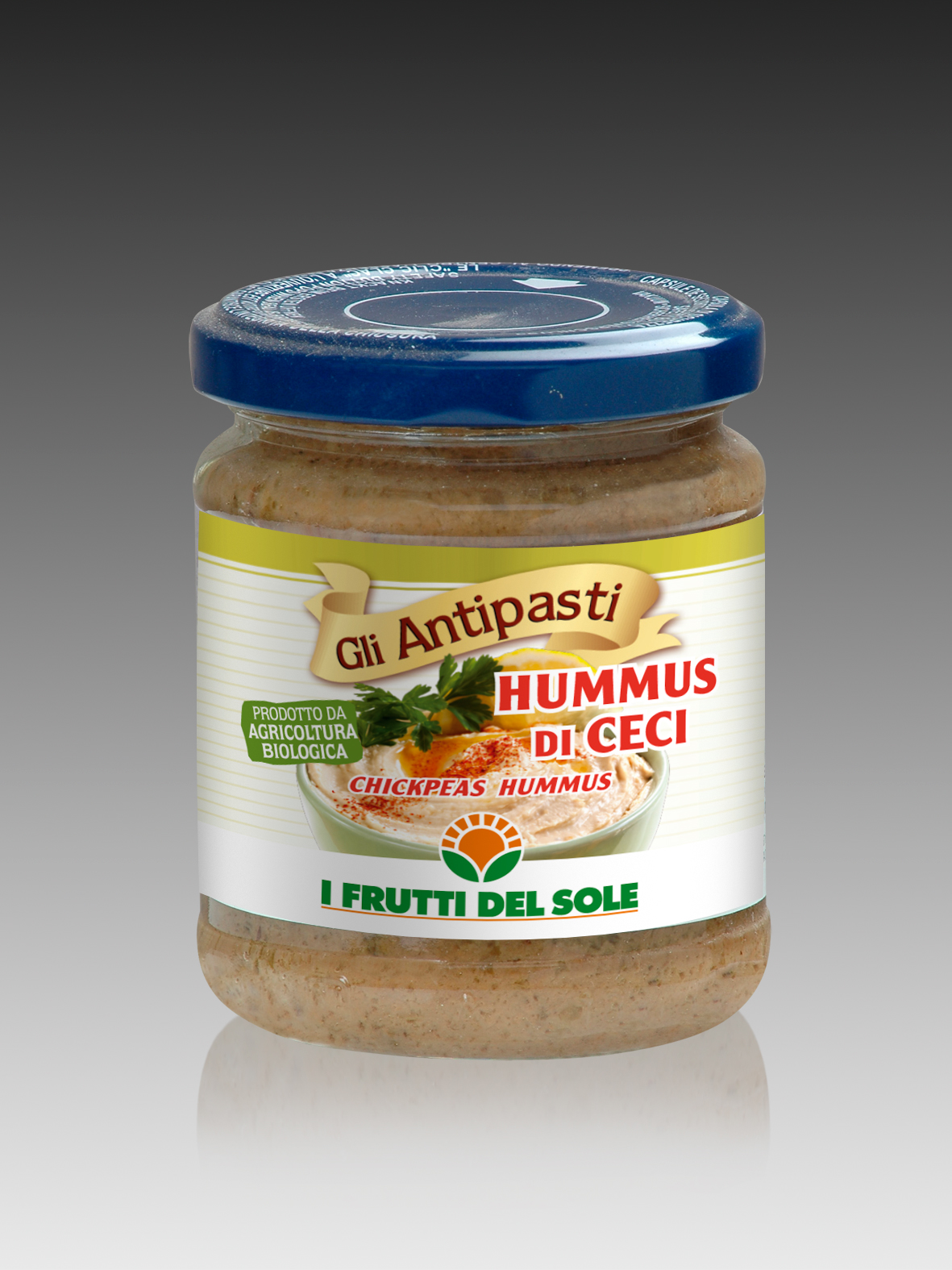 L'hummus biologico è i Frutti del Sole