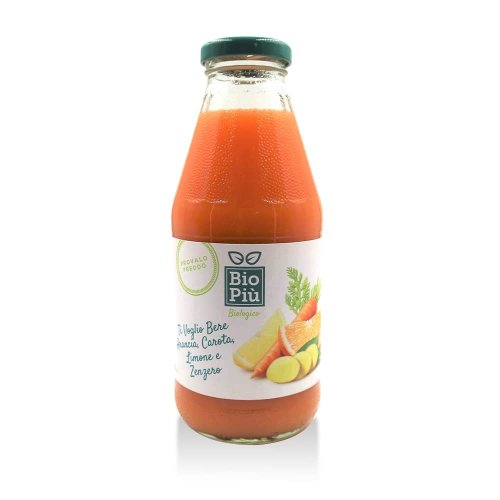 Bevanda all'Arancia, Carota, Limone e Zenzero BIO