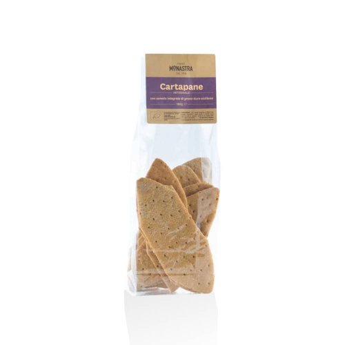 Cartapane Integrale - Pane Tostato con Semola di Grano Duro Integrale Timilia BIO