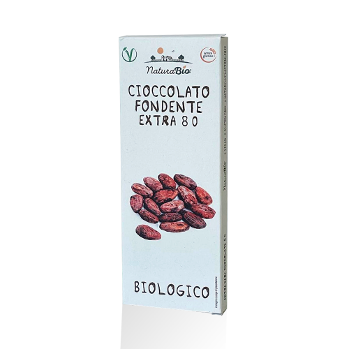 Cioccolato Extra Fondente 80% Natura BIO