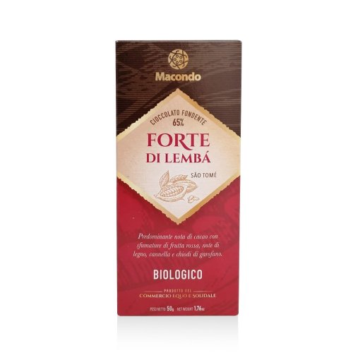 Cioccolato Fondente 65% Forte di Lembà BIO
