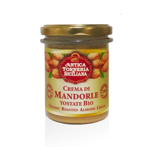 Crema di Mandorle Siciliane Tostate Senza Zucchero BIO SCADENZA 30/06/25