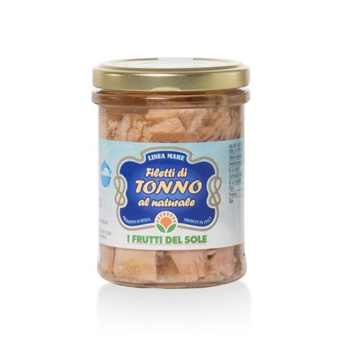 Filetti di Tonno al Naturale 200 Gr