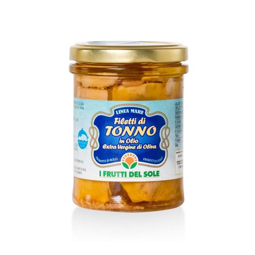 Filetti di Tonno in Olio Evo BIO 200 Gr