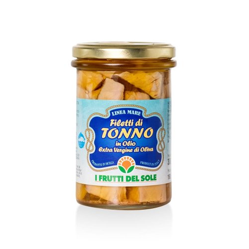 Filetti di Tonno in Olio Evo BIO 300 Gr