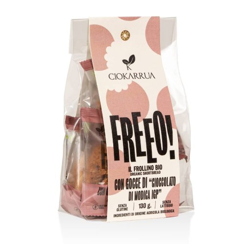 FREE0! Frollini Classici con Gocce di “Cioccolato di Modica IGP” BIO