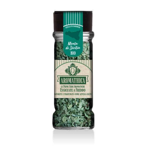 Menta Siciliana in Dispenser di Vetro BIO