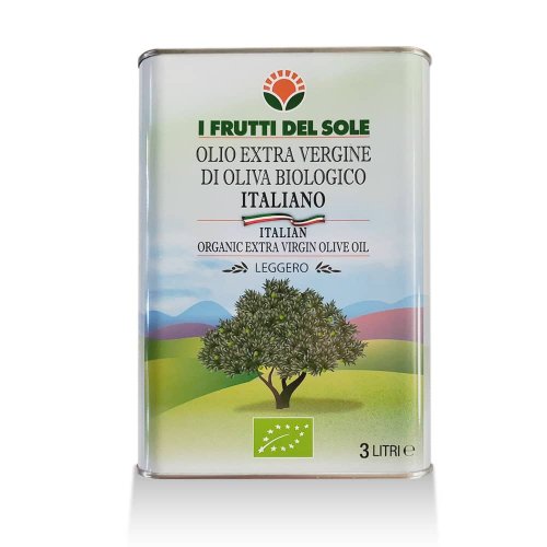 Olio Extra Vergine di Oliva Leggero BIO 3 L