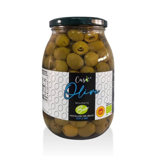 Olive Verdi Denocciolate in Salamoia BIO