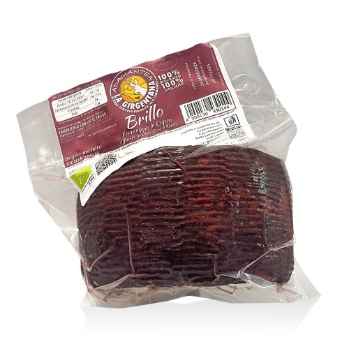 Brillo - Caciotta di Capra Girgentana Affinata in Nero d'avola BIO