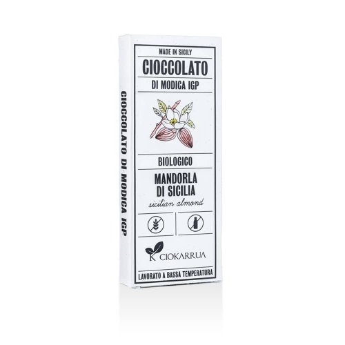 Cioccolato di Modica IGP alla Mandorla di Sicilia BIO