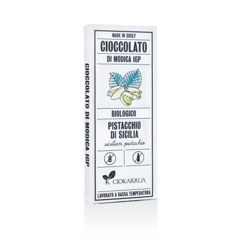 Cioccolato di Modica IGP al Pistacchio di Sicilia BIO