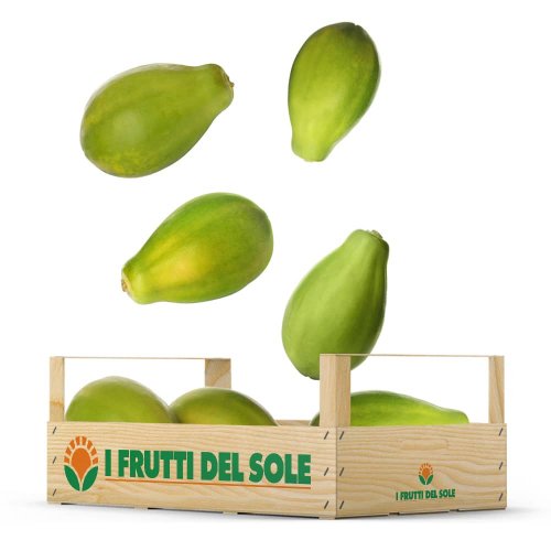 Cassetta di Papaya Verde Siciliana BIO