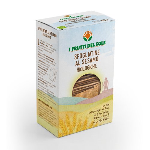 Sfogliatine al Sesamo di Grano Antico Maiorca Tipo 2 BIO