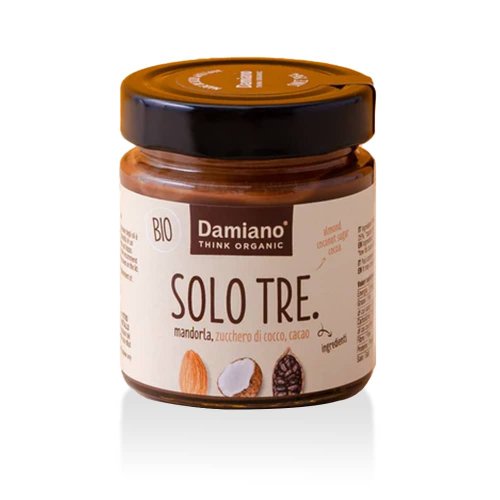 Solo Tre: Mandorla, Zucchero di Cocco, Cacao BIO