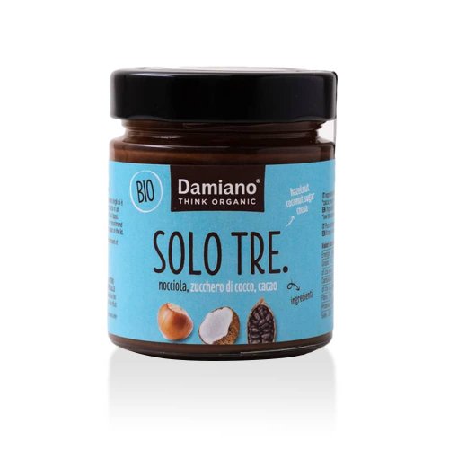 Solo Tre: Nocciola, Zucchero di Cocco, Cacao BIO